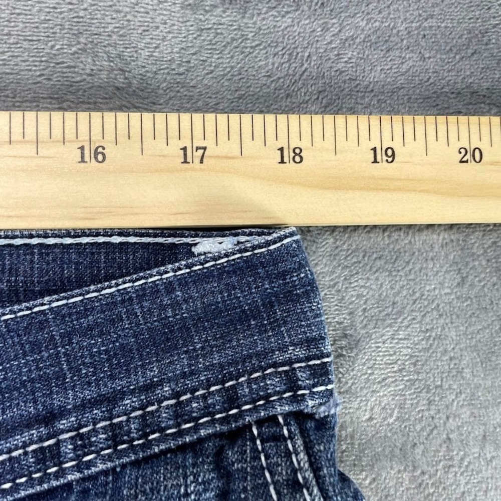 Vintage SouthPole Jeans Men's Size 36x25 Y2K 4180 Relaxed Baggy Wide Leg Blue - Picture 9 of 12